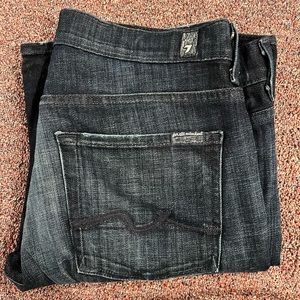 Seven for All Mankind 32 high waist bootcut jeans. VGUC